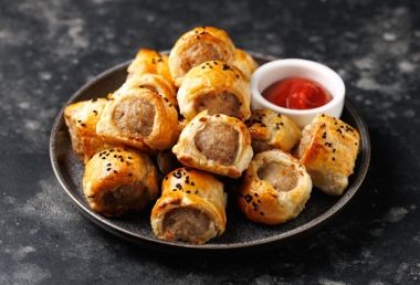 Puff Pastry Sausage Rolls