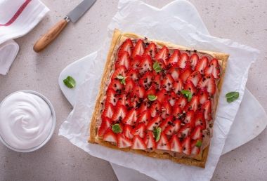 Strawberry Phyllo Dough Tart